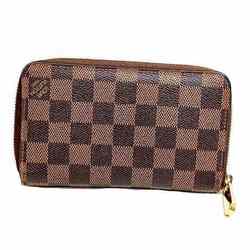 Louis Vuitton Damier Zippy Compact N60028 Wallet Long Men's Women's