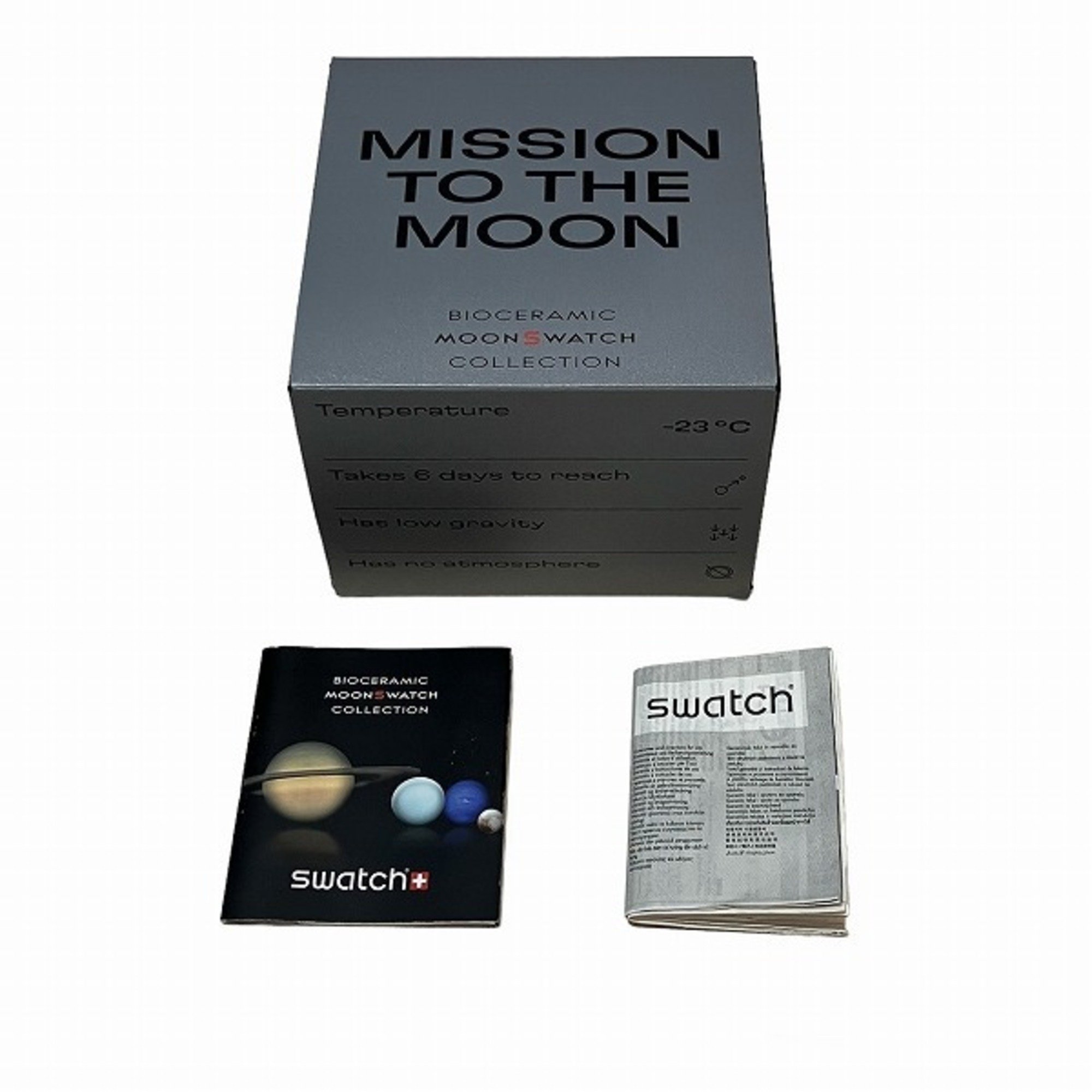 Omega x Swatch Mission to the Moon SO33M100 Quartz Watch Men's Wristwatch