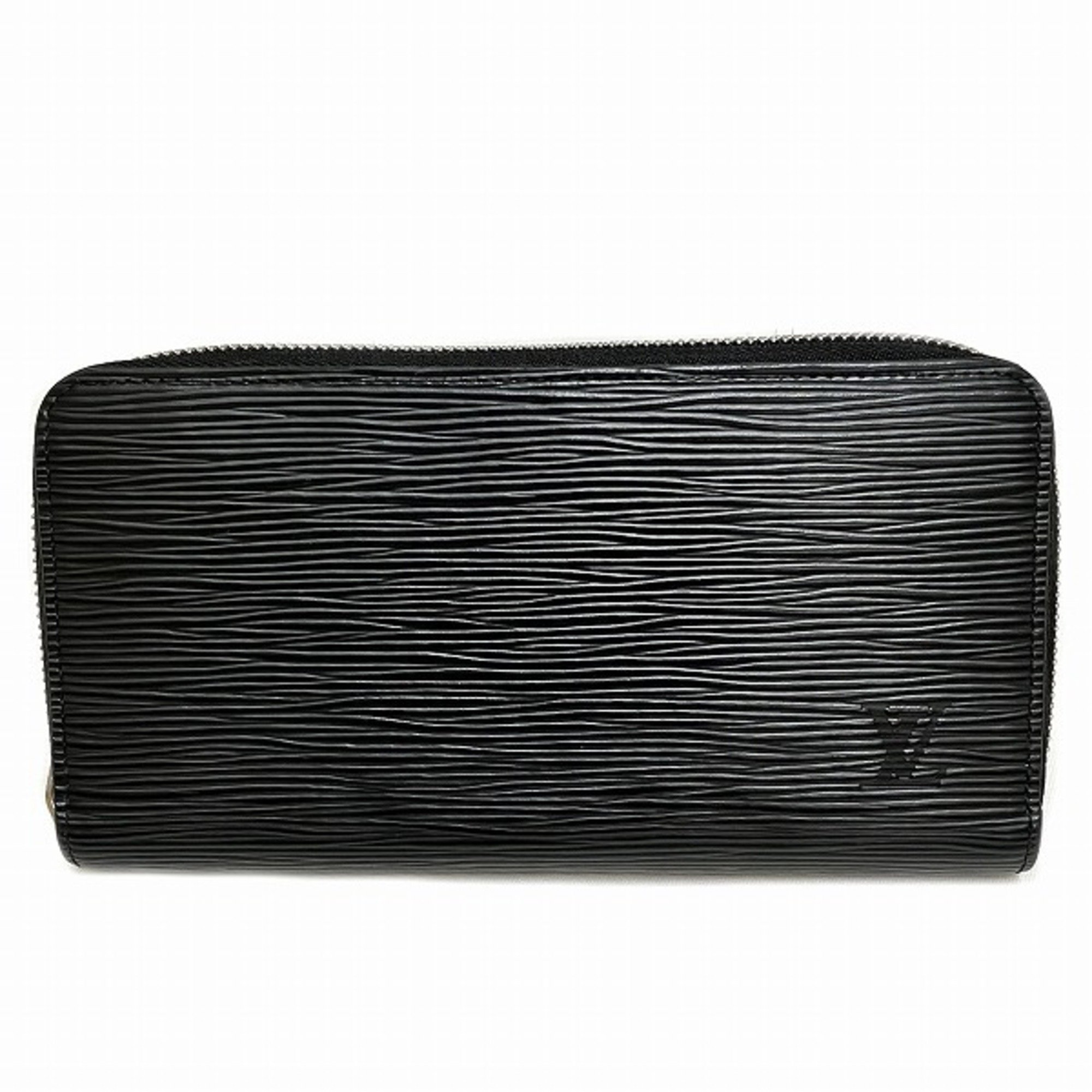 Louis Vuitton Epi Zippy Wallet M61857 Noir Long for Men and Women