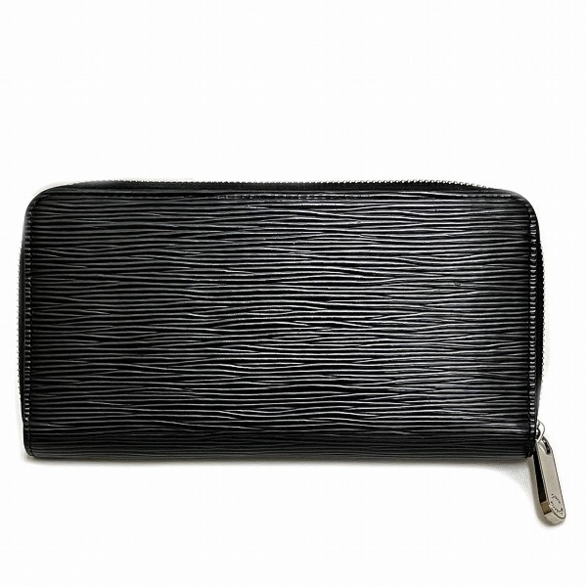 Louis Vuitton Epi Zippy Wallet M61857 Noir Long for Men and Women