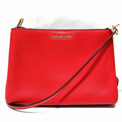 Michael Kors Leather Red Crossbody Bag Shoulder for Women