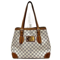 Louis Vuitton Damier Azur Hampstead MM N51206 Bag Shoulder Tote Women's