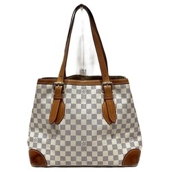 Louis Vuitton Damier Azur Hampstead MM N51206 Bag Shoulder Tote Women's