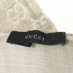 GUCCI GG pattern large scarf, beige, accessory, women's