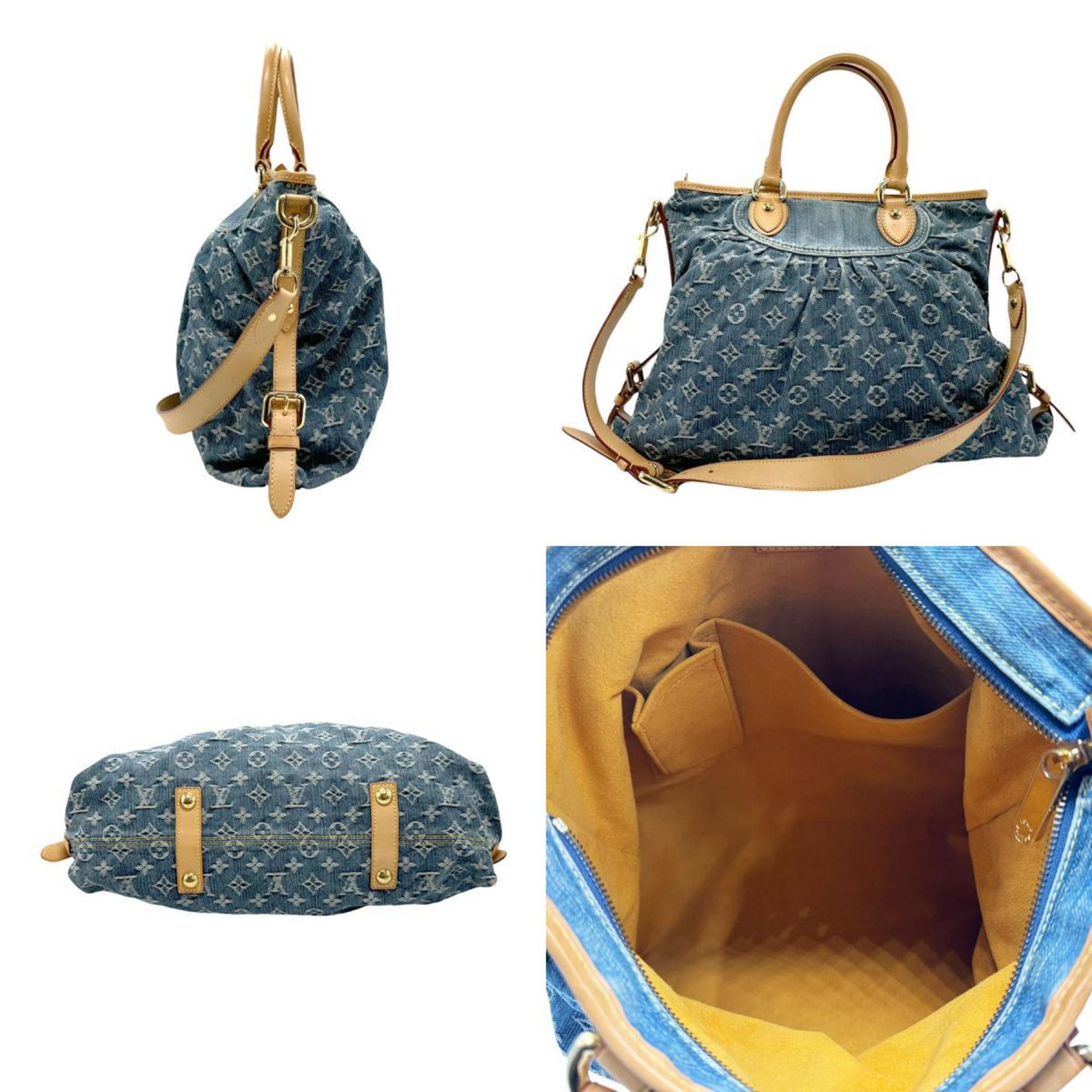 Louis Vuitton LOUIS VUITTON Shoulder Bag Handbag Monogram Denim Neo Cavi GM Blue Women's M95350 z2292