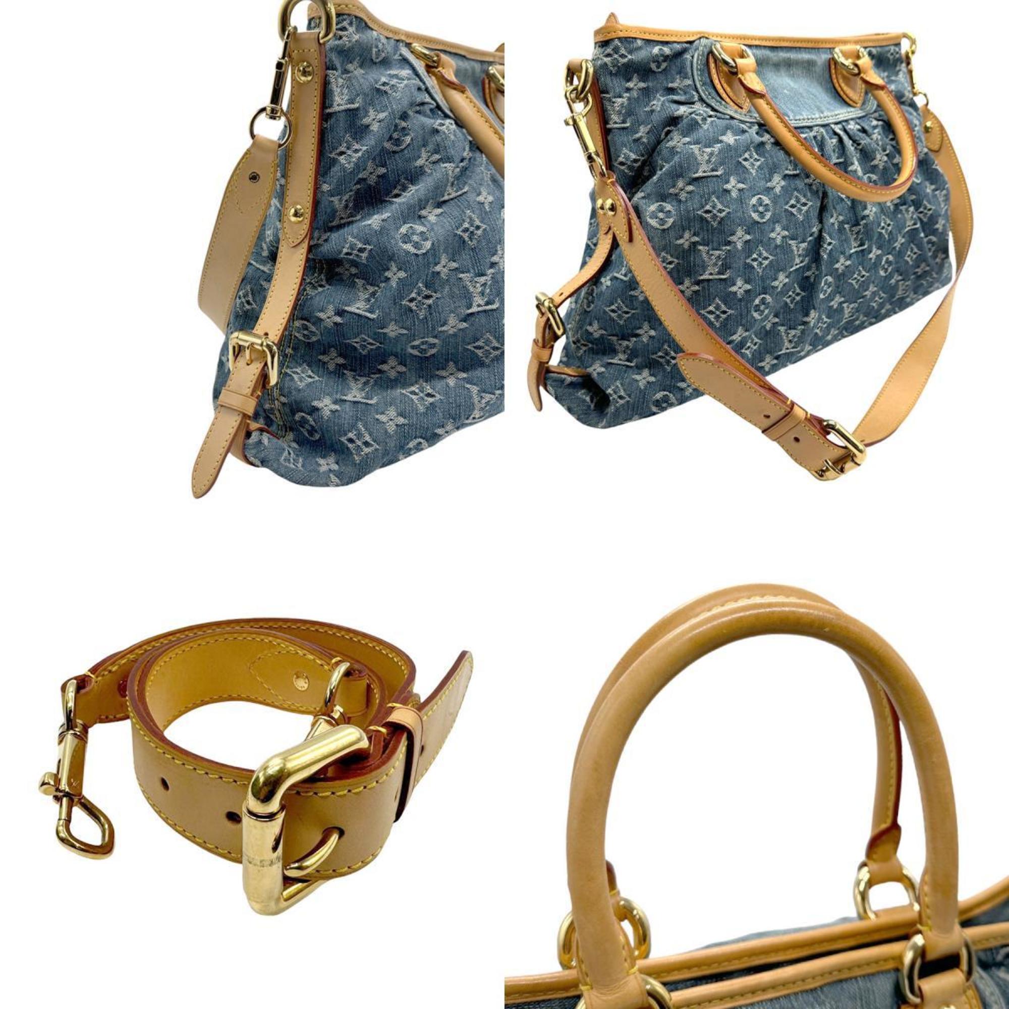 Louis Vuitton LOUIS VUITTON Shoulder Bag Handbag Monogram Denim Neo Cavi GM Blue Women's M95350 z2292