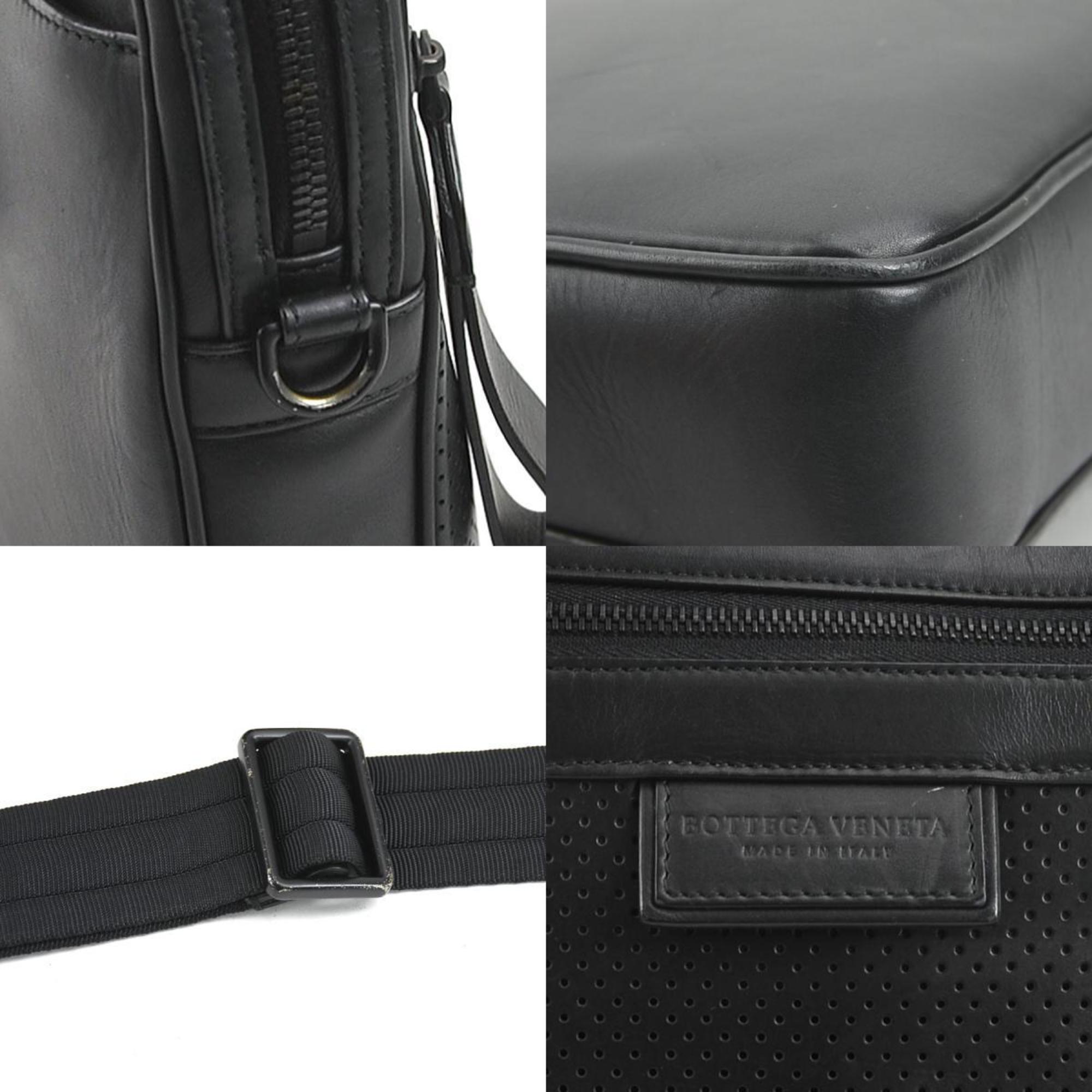 BOTTEGA VENETA Handbag Bag Leggero Leather Black Men's r10142g