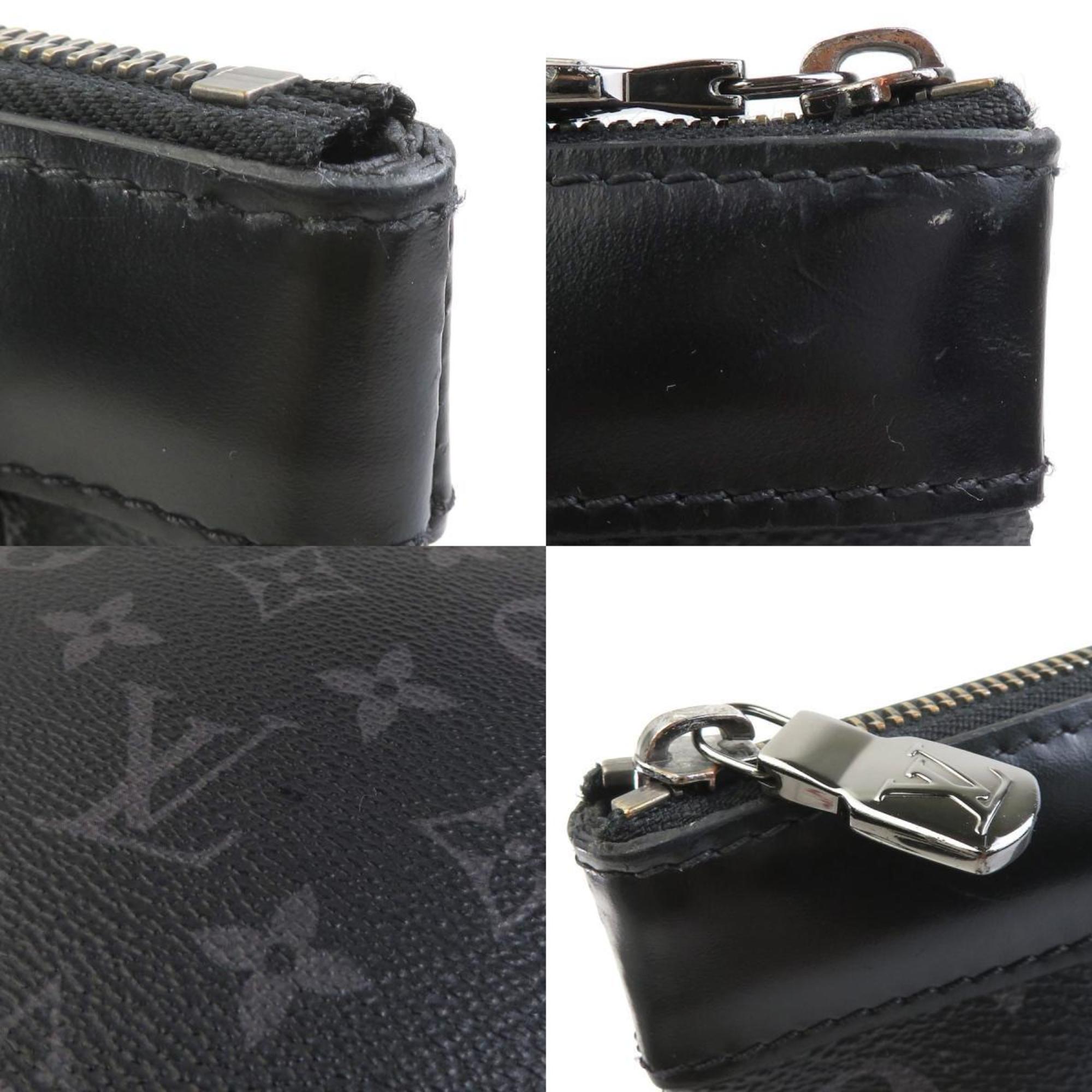 Louis Vuitton LOUIS VUITTON Clutch Bag Monogram Eclipse Pochette Discovery Black Men's M62291 r10149i