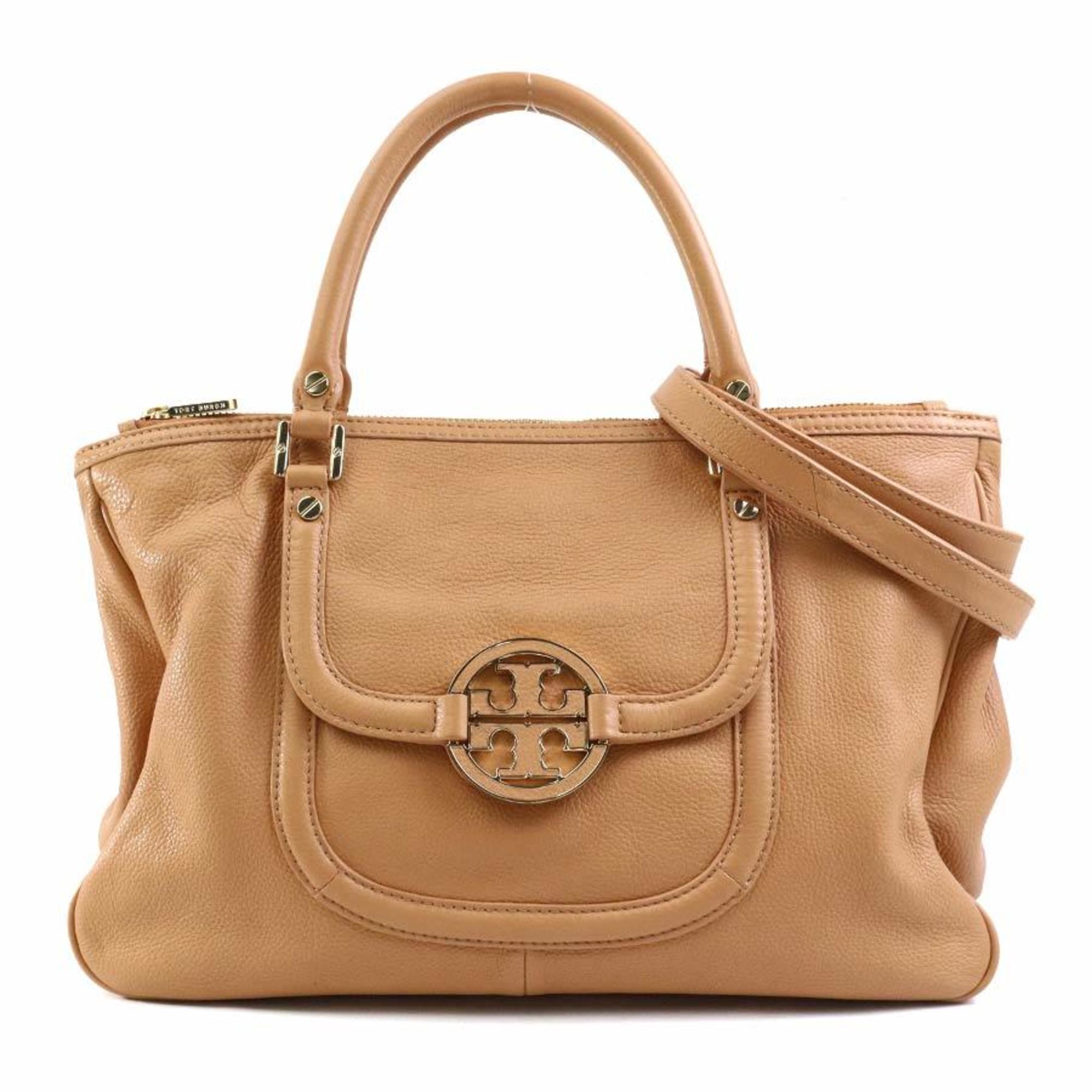 Tory Burch handbag shoulder bag leather beige women's r10148m