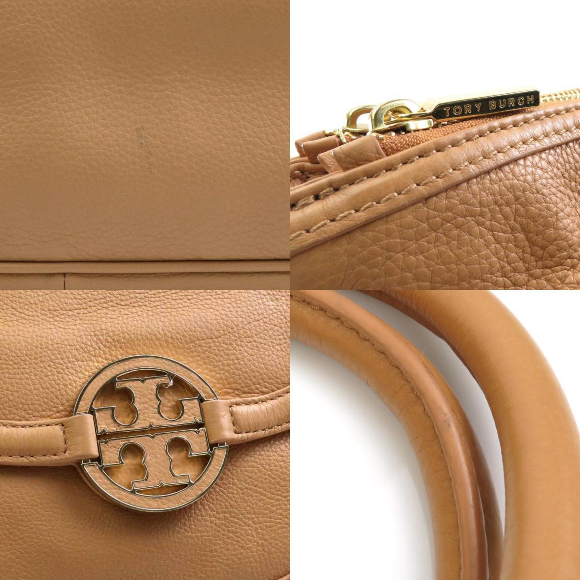 Tory Burch handbag shoulder bag leather beige women's r10148m