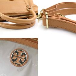 Tory Burch handbag shoulder bag leather beige women's r10148m