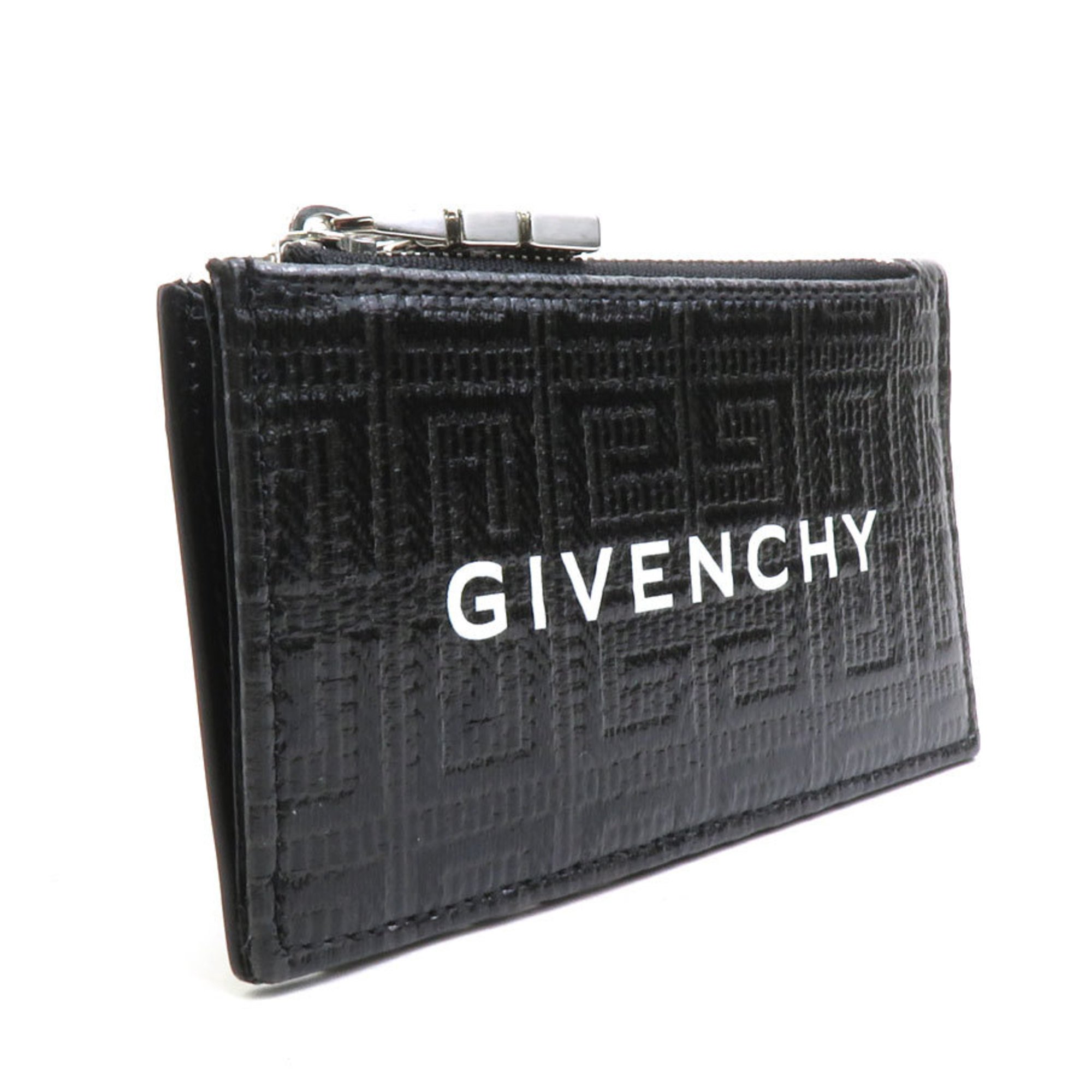 GIVENCHY wallet/coin case leather black men's r10170g