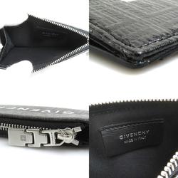 GIVENCHY wallet/coin case leather black men's r10170g