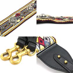 Christian Dior Shoulder Strap Canvas Leather Multicolor Women's r10158g