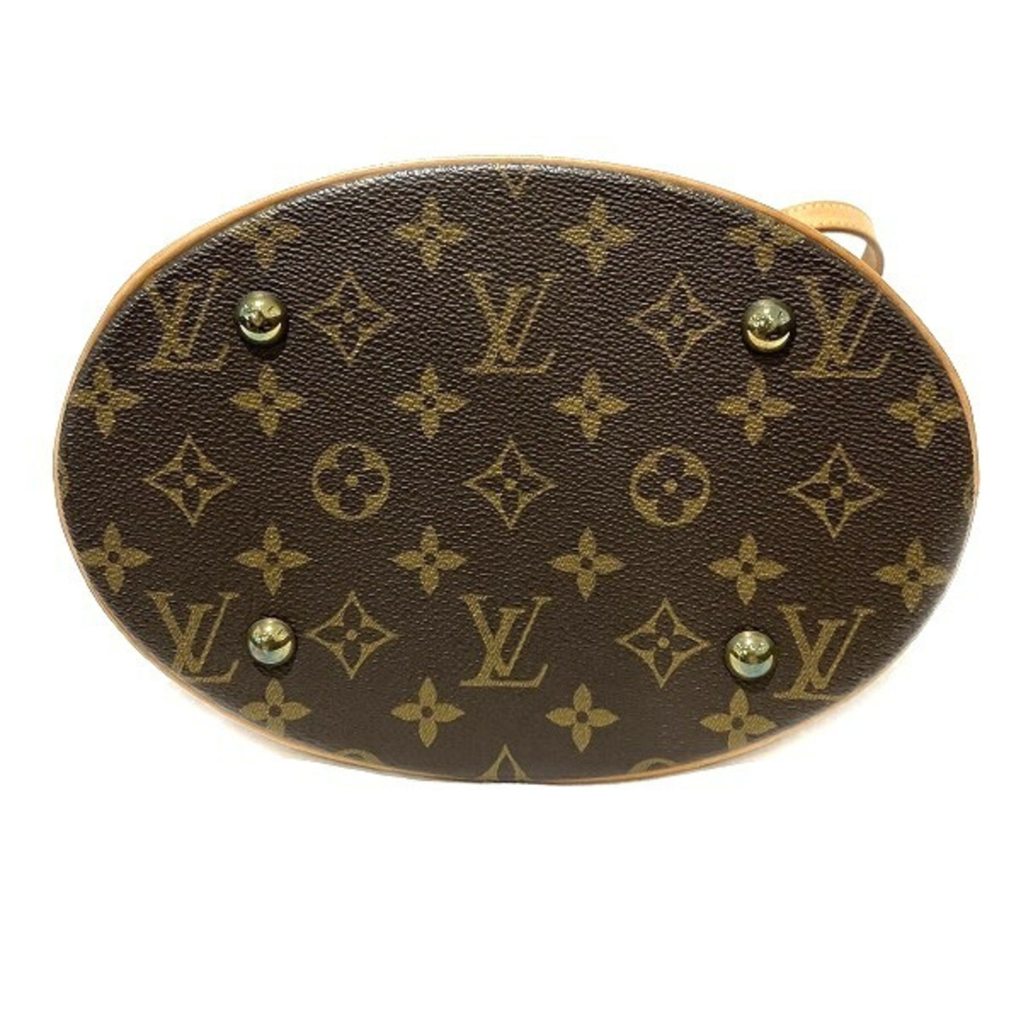 Louis Vuitton Monogram Petite Bucket PM M42238 Bag Tote Handbag Women's