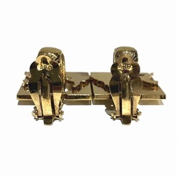 CELINE Carriage hardware earrings ABG2 Gold Accessories Women's