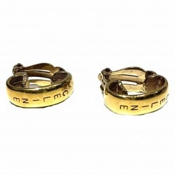 CELINE Carriage hardware earrings ABG2 Gold Accessories Women's