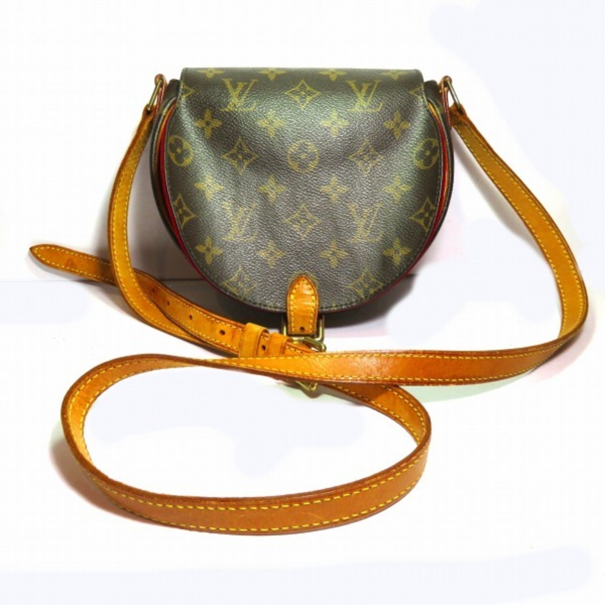 Louis Vuitton Monogram Tan Blanc M51179 Bag Shoulder Women's