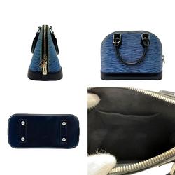 Louis Vuitton LOUIS VUITTON Handbag Shoulder Bag Epi Denim Alma BB Leather Blue Women's M41437 n0358