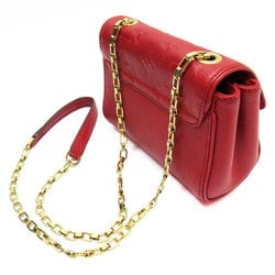 Louis Vuitton LOUIS VUITTON Shoulder Bag Monogram Empreinte Saint Germain BB Dark Red Gold Women's w0705a