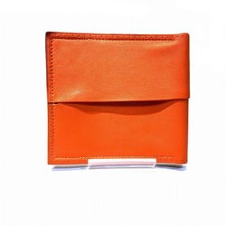 Hermes Flex Orange Long Wallet Bi-fold for Women