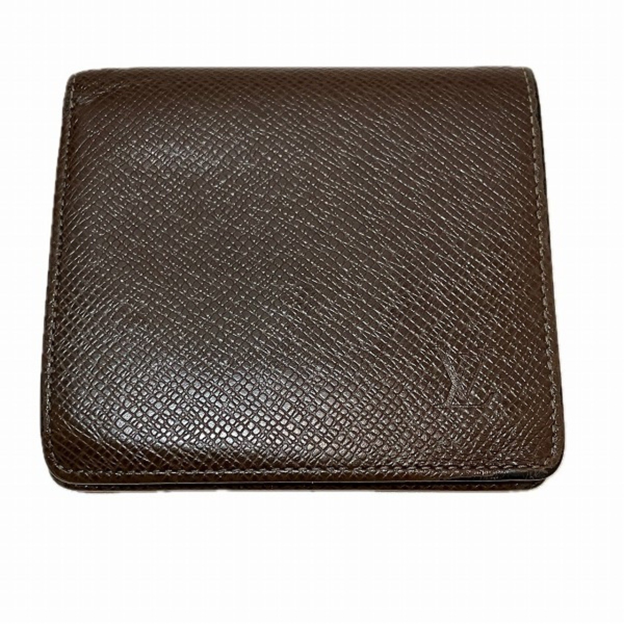 Louis Vuitton Taiga Porto Bier 3 Carte Credit M30452 Bi-fold Wallet for Men