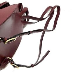 Cartier Must Line Bordeaux Leather Bag Backpack for Women