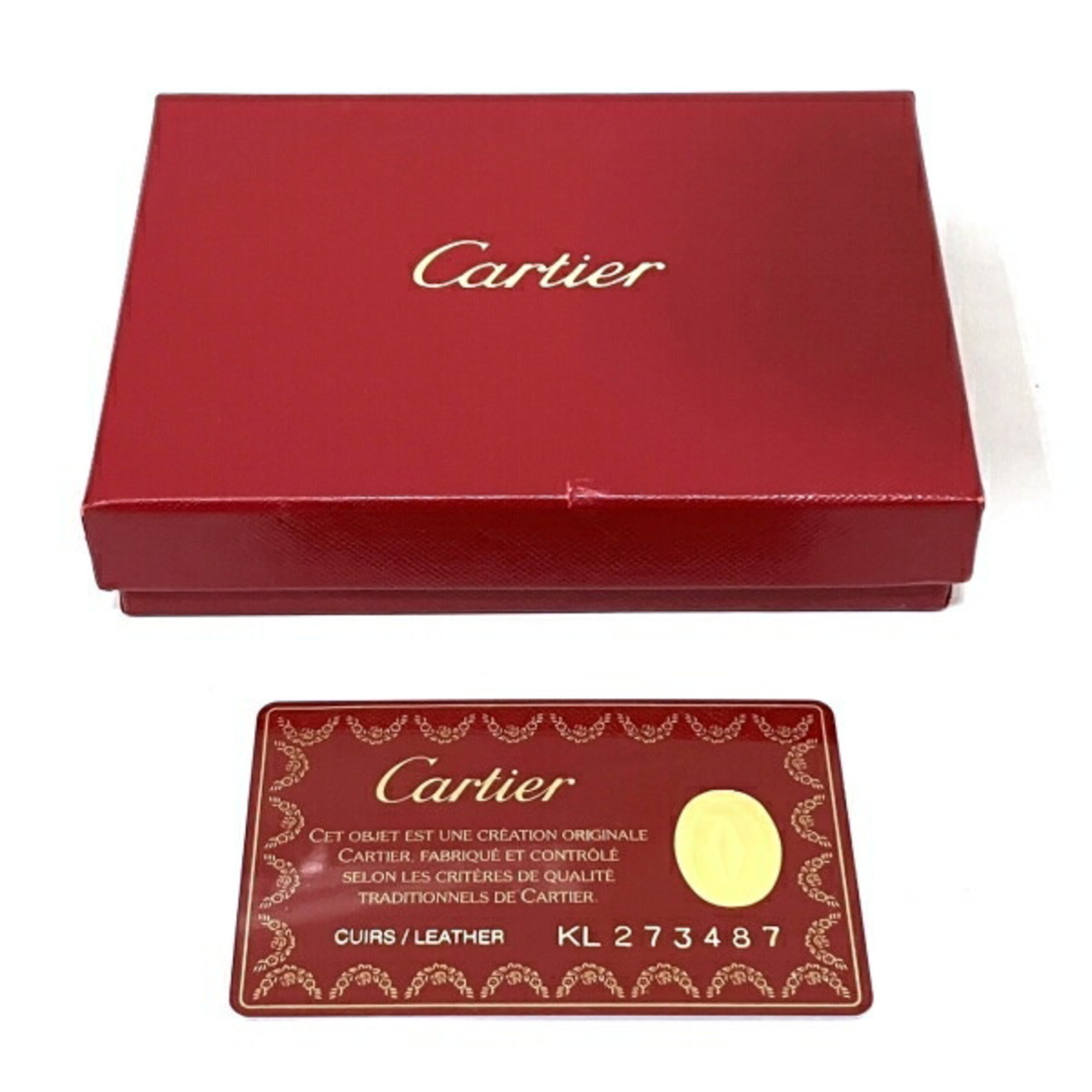 Cartier Happy Birthday Business Card Holder/Card Case Accessories Holder Men's Women's