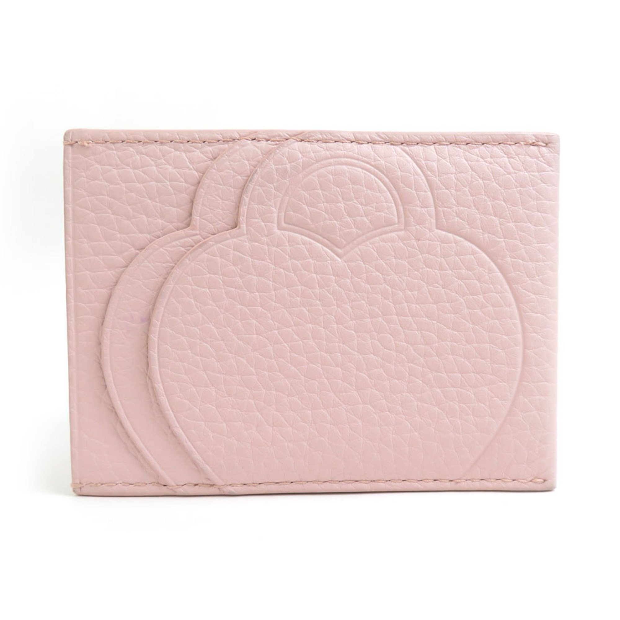 Tiffany & Co. Business Card Holder/Card Case Leather Light Pink Women's e59124g