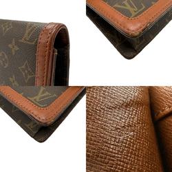 Louis Vuitton LOUIS VUITTON Clutch Bag Monogram Pochette Damme GM Canvas Brown Men's M51810 z2317