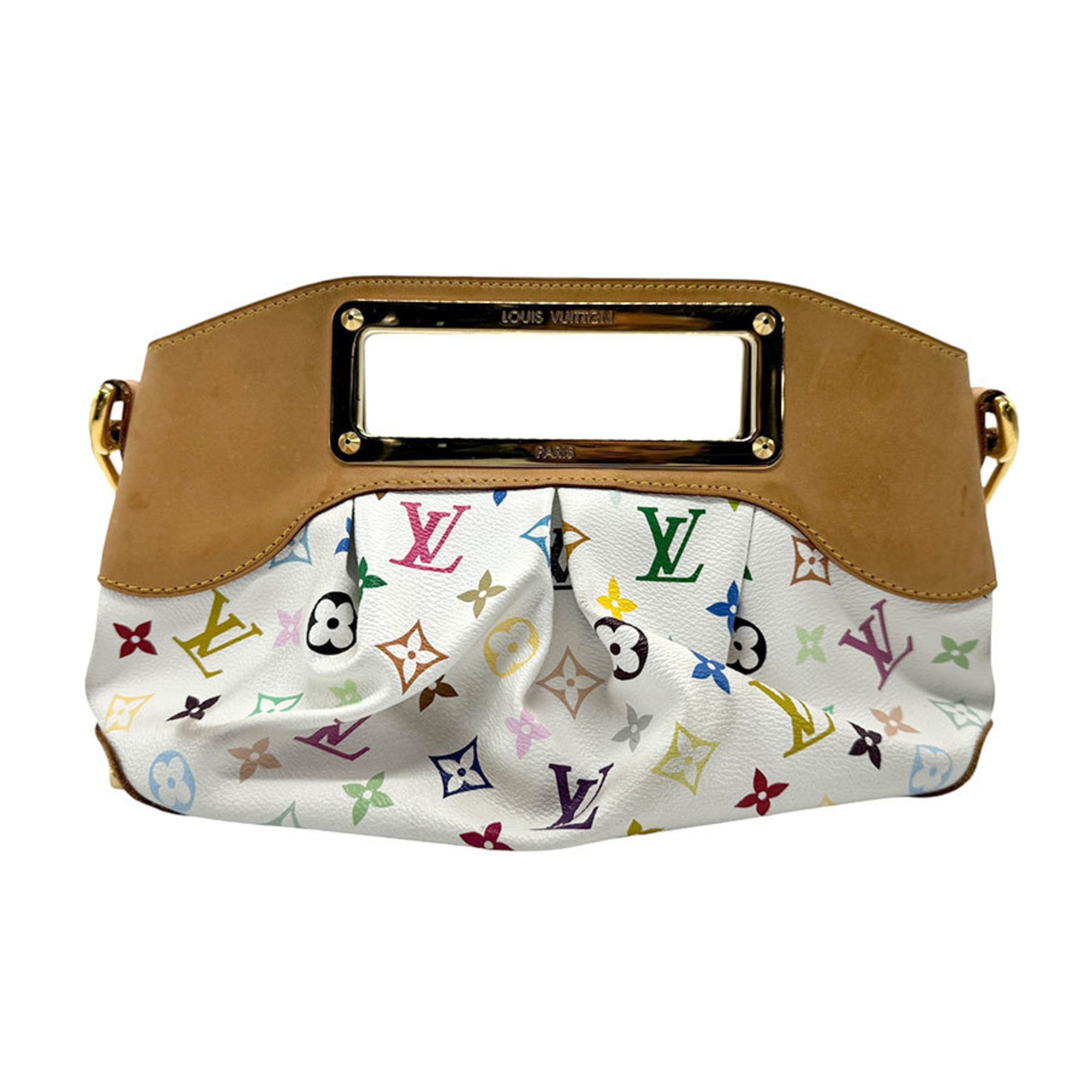 Louis Vuitton LOUIS VUITTON Handbag Monogram Multicolor Judy PM Blanc Women's M40257 z2299