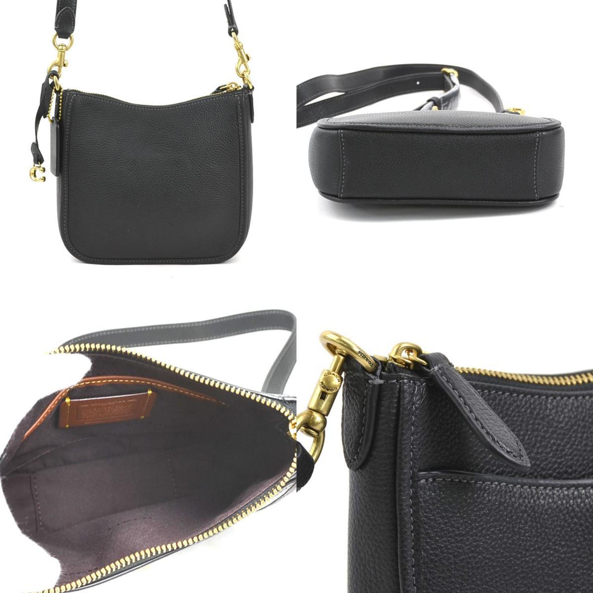 Coach COACH shoulder bag leather black ladies r10144k