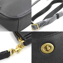 Coach COACH shoulder bag leather black ladies r10144k