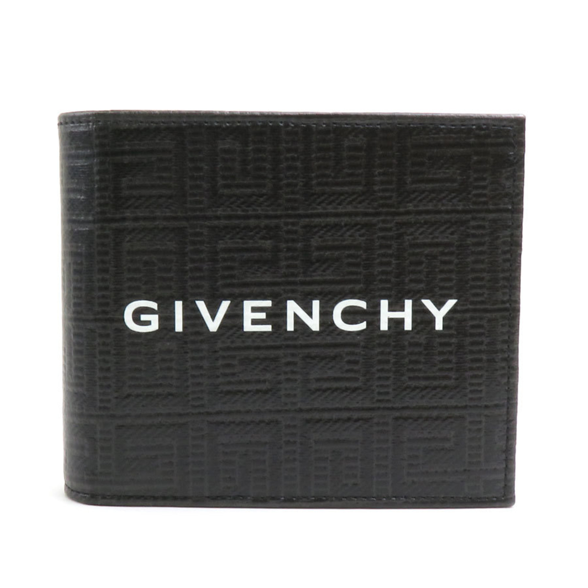 GIVENCHY Bi-fold wallet leather black men's r10169k