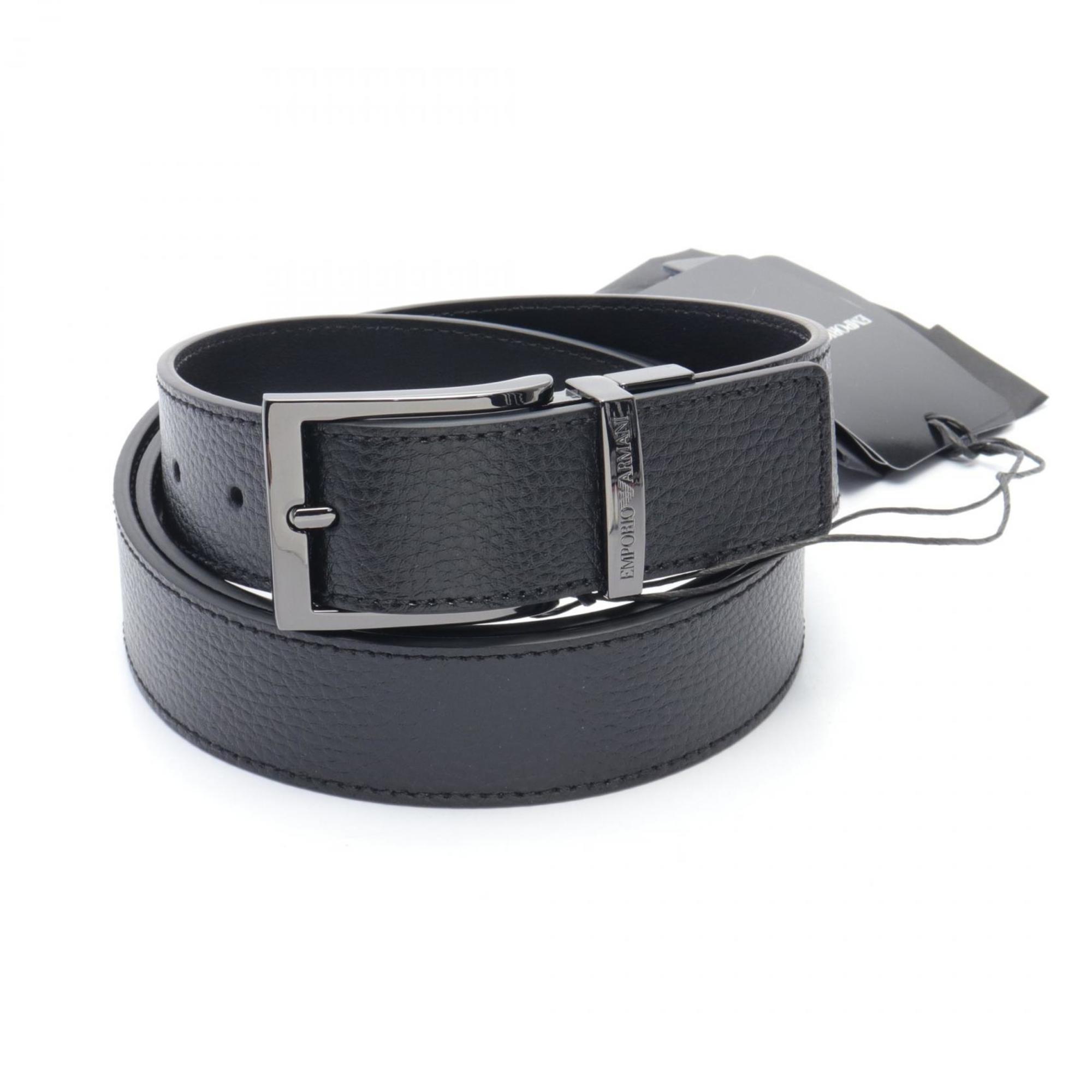 Emporio Armani Belt Clothing Leather Men's Black Y4S576