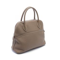 Hermes HERMES Bolide 31 Etoupe Handbag Bag Taurillon Clemence Women's Beige