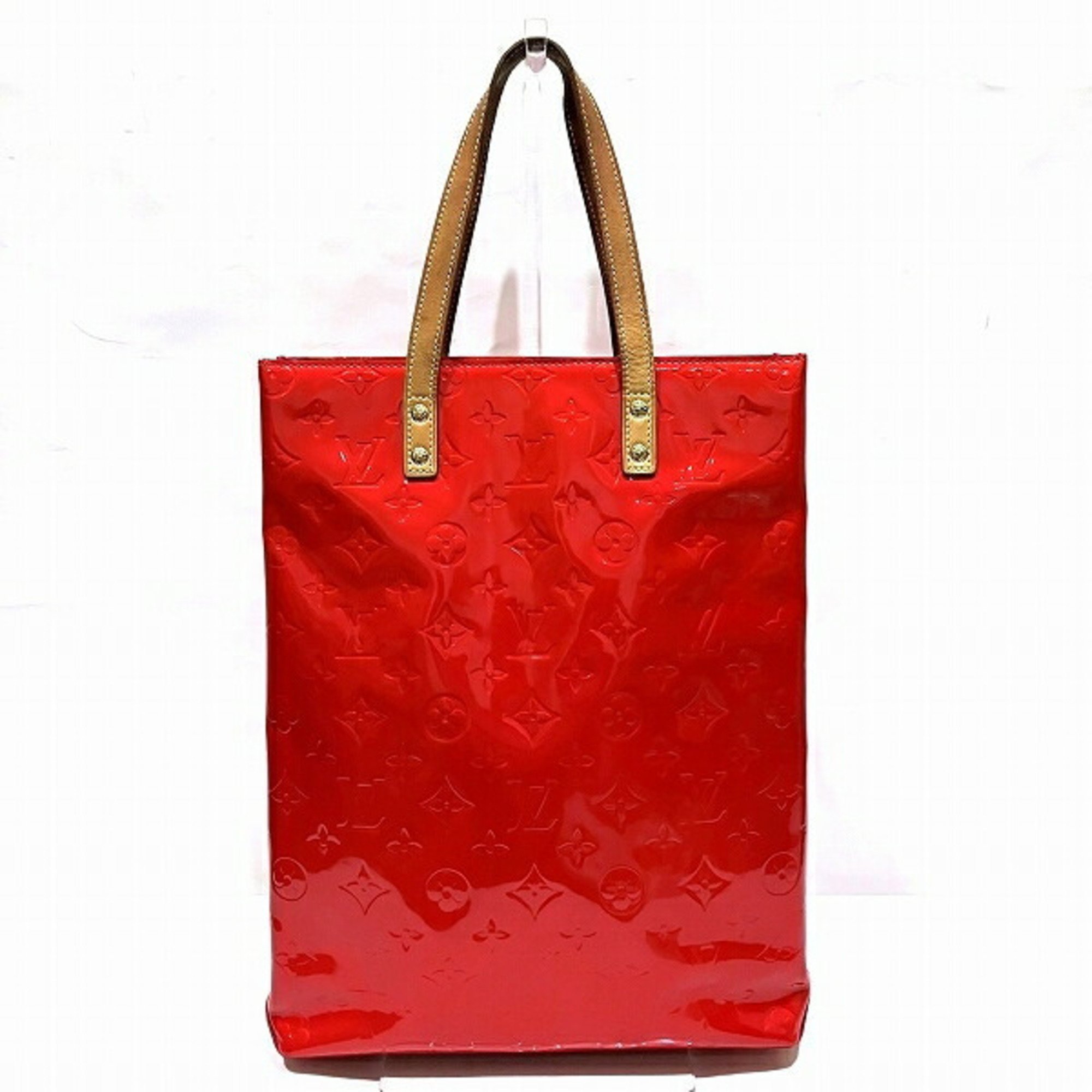 Louis Vuitton Vernis Reed MM M91086 Bag Tote Women's