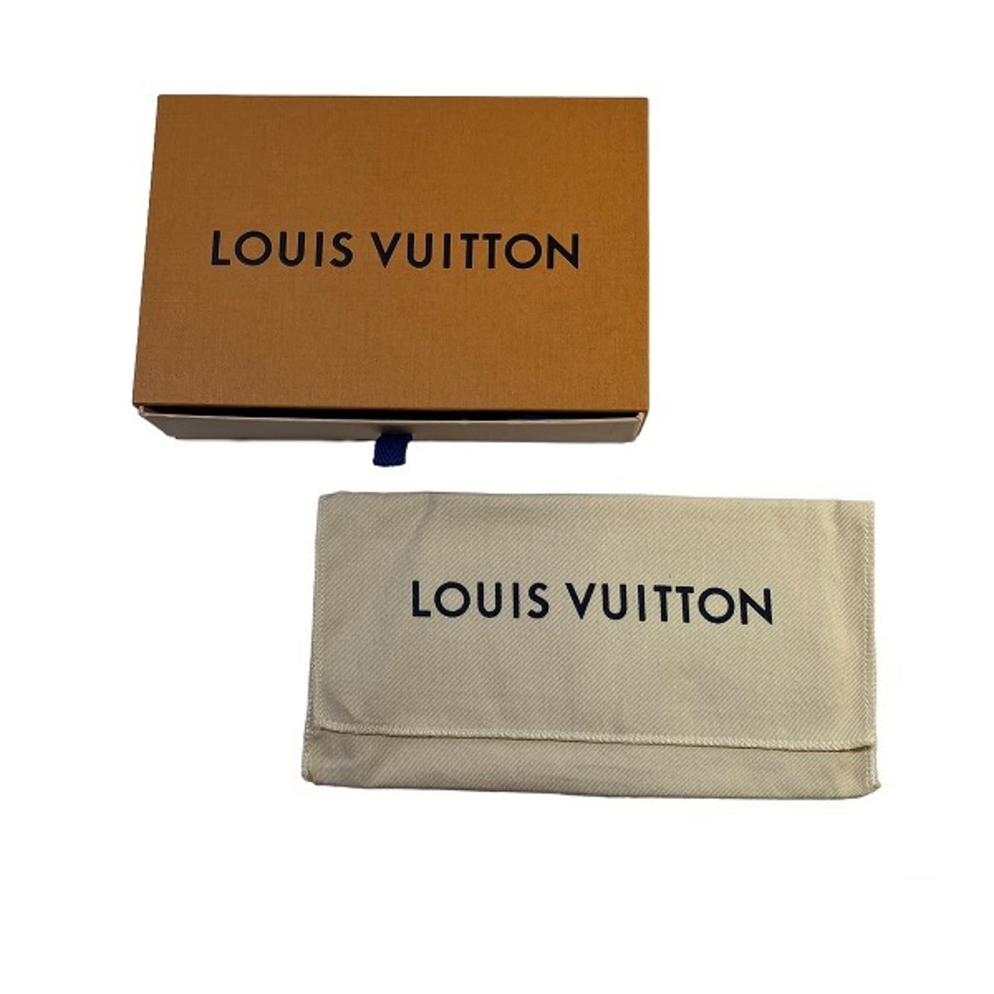 Louis Vuitton Taiga Portefeuille Long M33402 Wallet Bi-fold Men's