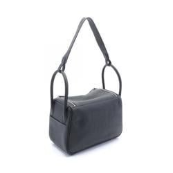 Hermes Lindy 26 Shoulder Bag, Taurillon Clemence, Women's, Black