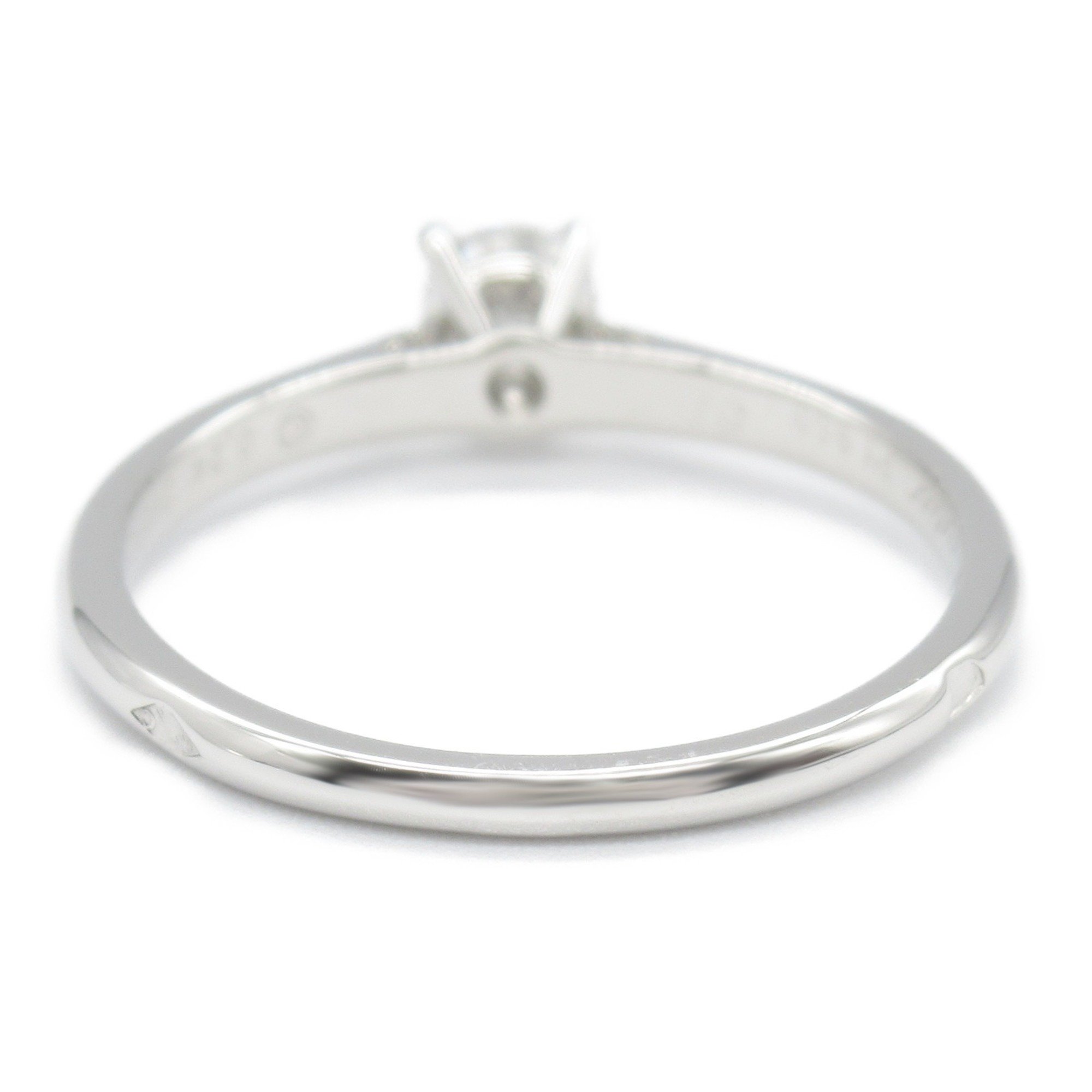 Cartier 1895 Solitaire Ring, Pt950 Platinum, Women's, Silver, N4135949