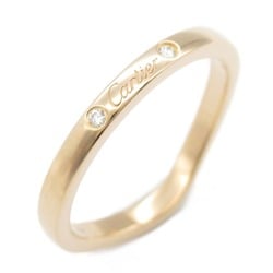 CARTIER Ballerina Wedding Ring 1PD K18PG (Pink Gold) Diamond Women's Clear