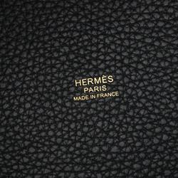 Hermes HERMES Picotin Lock PM Handbag Bag Taurillon Clemence Women's Black 056289CC