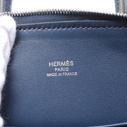 Hermes HERMES Bolide 1923 Handbag Bag Chevre Mysore Women's Navy