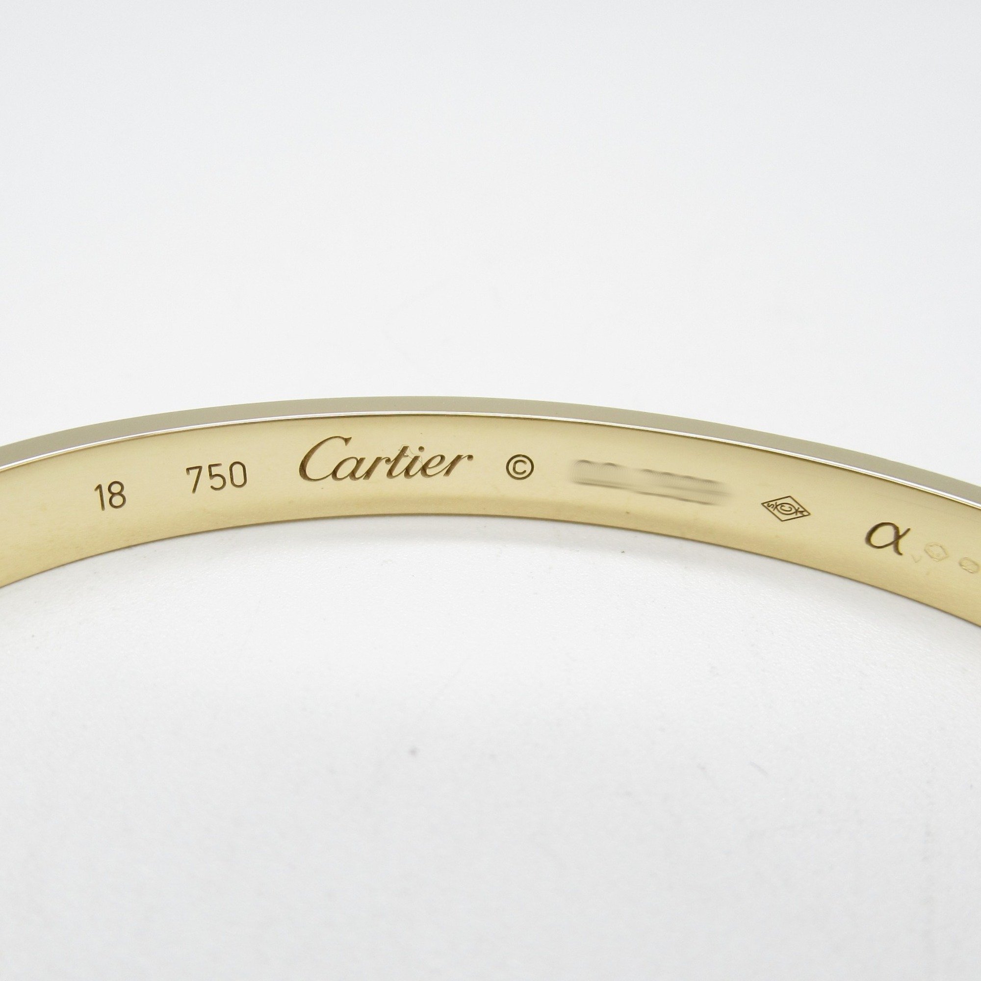 Cartier Love Bracelet K18 (Yellow Gold) Women's Gold