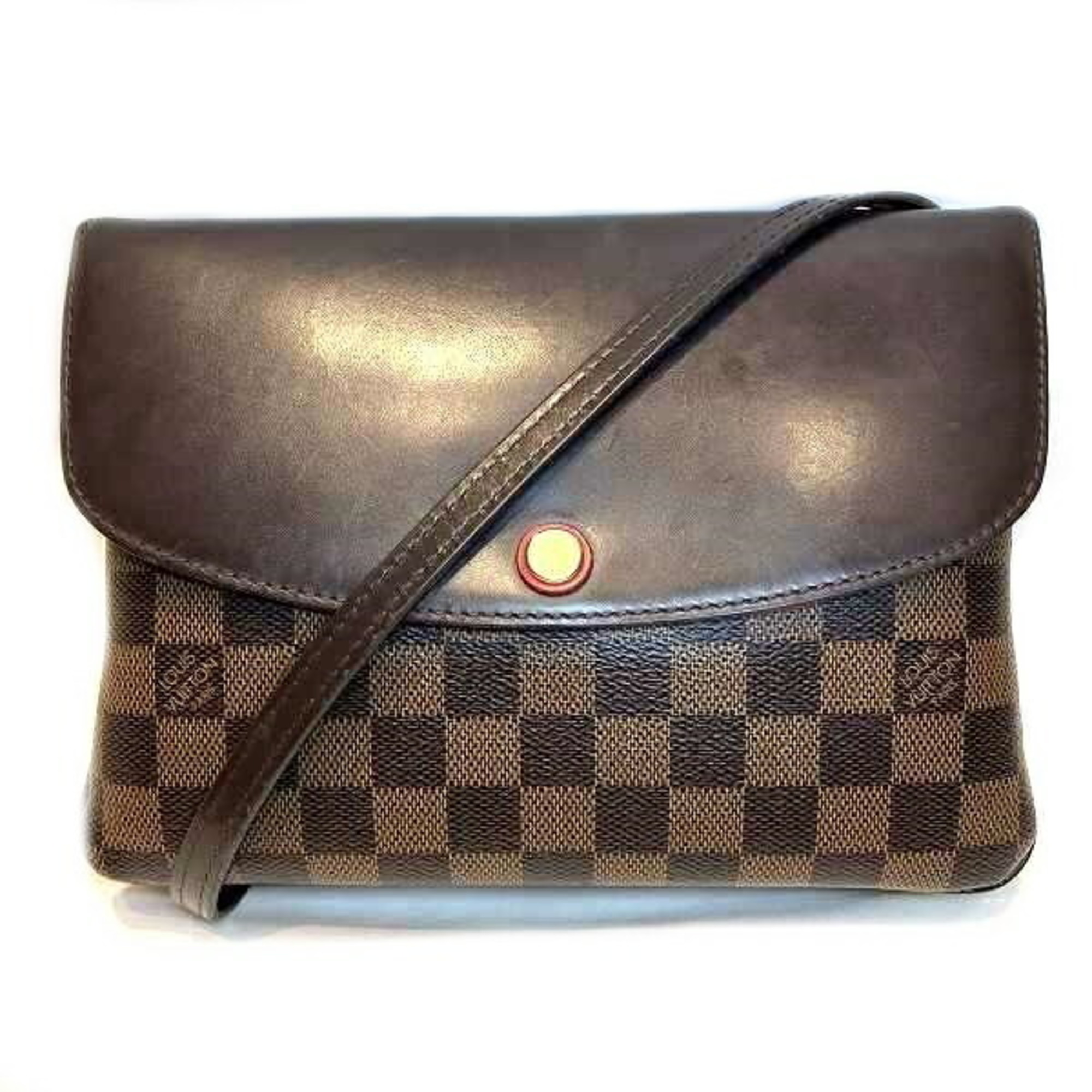 Louis Vuitton Damier Twice N48259 Non-genuine refurbished bag Shoulder for women