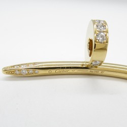 CARTIER Juste un Clou Diamond Bracelet K18 (Yellow Gold) Ladies Clear