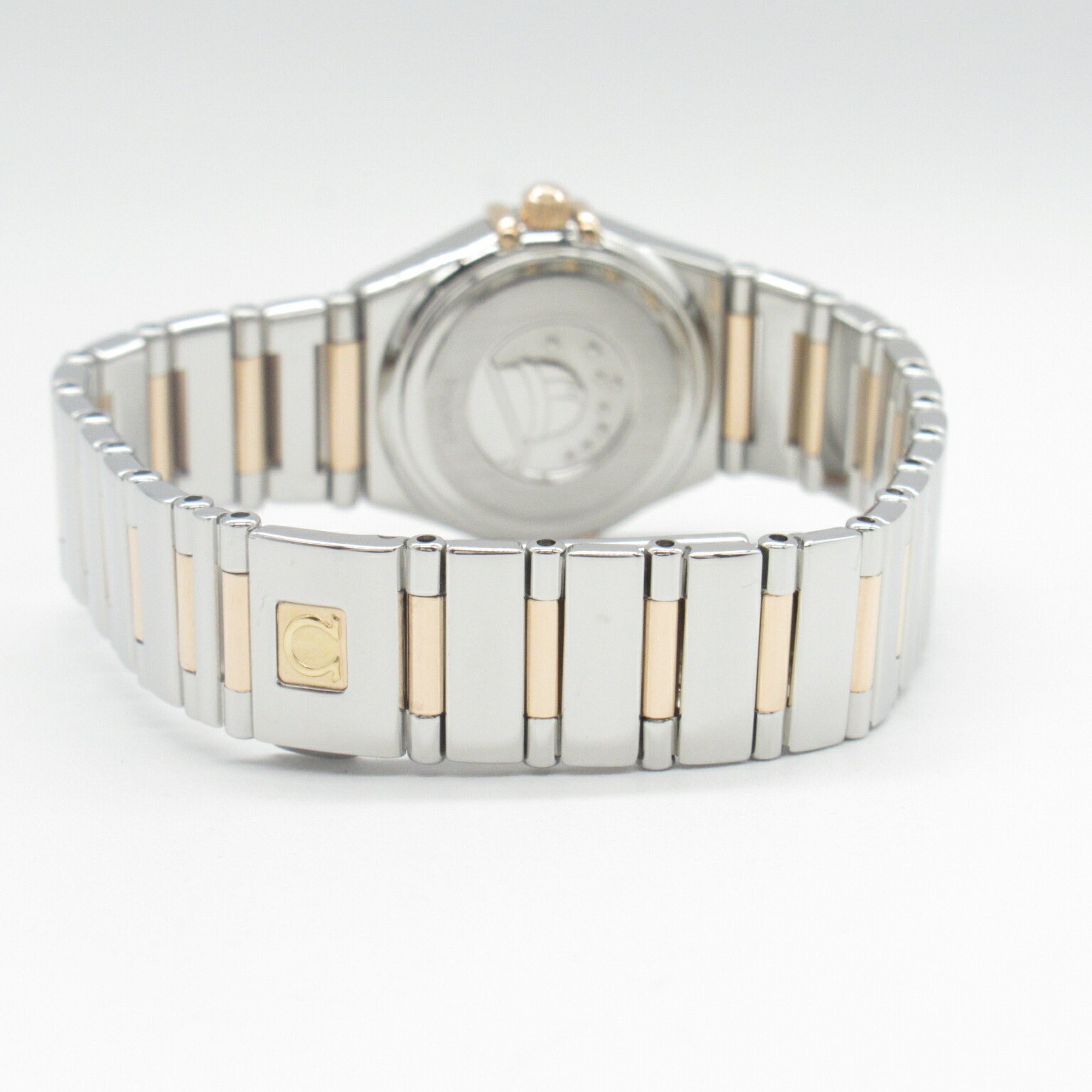 OMEGA Constellation My Choice Diamond Bezel Watch K18PG (Pink Gold) Stainless Steel Ladies Pink Shell 1368.73