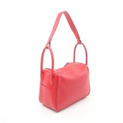 Hermes Lindy 26 Rouge Tomato Shoulder Bag Swift Leather Women's Red