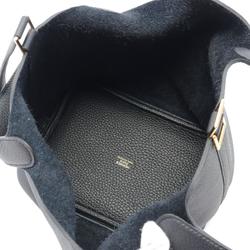 Hermes HERMES Picotin Lock PM Handbag Bag Taurillon Clemence Women's Black