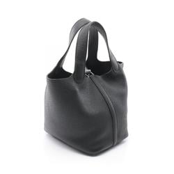 Hermes HERMES Picotin Lock PM Handbag Bag Taurillon Clemence Women's Black